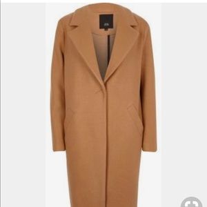River Island Tailored Camel Coat